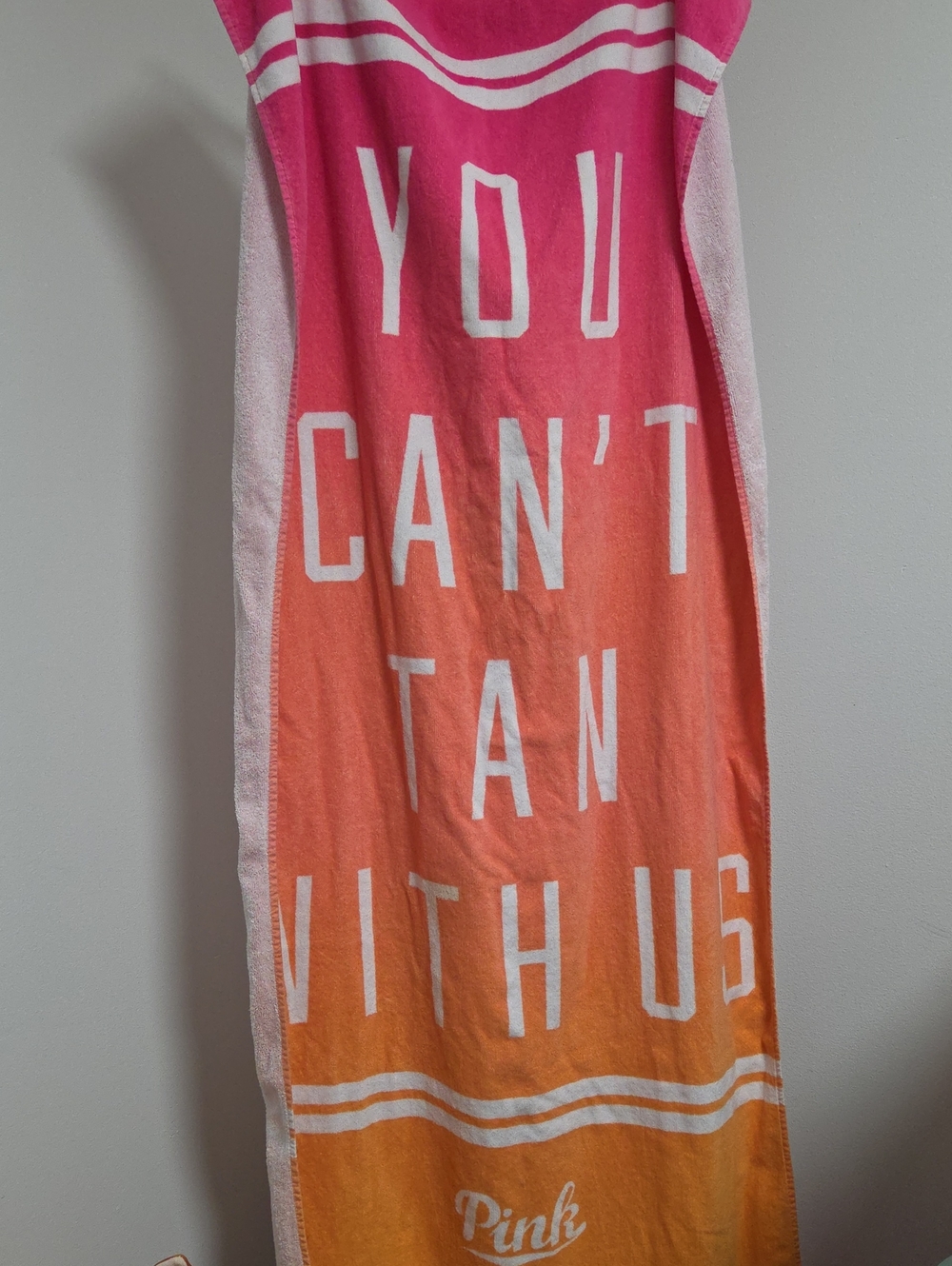 Victoria's Secret PINK "YOU CAN'T SIT WITH US" Beach Towel